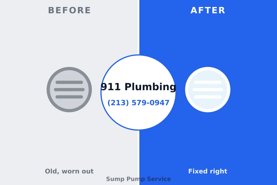 Before and after: plumbing company Moreland Hills, OH